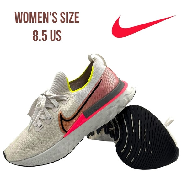 Nike Shoes - Nike React Infinity Run Flyknit Women's Size 8.5‎ Pink Blast Running Shoes Gym